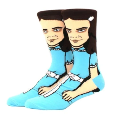 Image of EZB Horror Film Characters Grady Twins Crew Socks Gift Idea for Men &amp; Women Size 6 11 The Shining Girls
