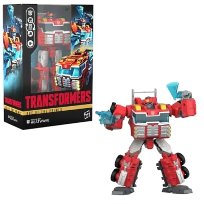 Image of Transformers Age of the Primes Voyager Class Rescue Bot Heatwave Action Figure