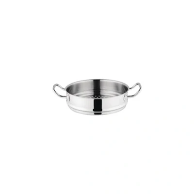 Image of Vogue Tri Wall Steamer 280 mm, Stainless Steel &amp; Aluminium Induction Hob, Gas, Electric Solid Top Compatible, GG034