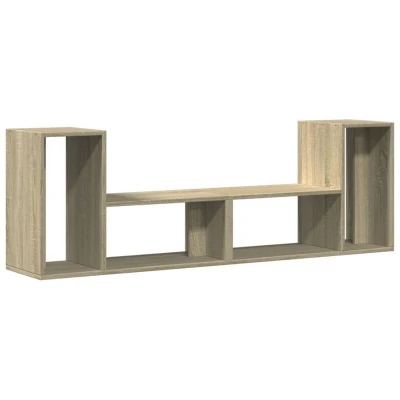 Image of vidaXL TV Cabinets 2 pcs Sonoma Oak 75x30x50 cm Engineered Wood