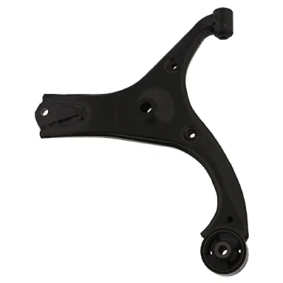 Image of 545001E100 Suspension Arm FEBI BILSTEIN 30866 with bearing(s) Front Axle Left Control Sheet Steel KIA: RIO 2