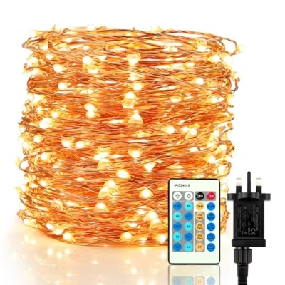 Image of Speclux String Lights, Outdoor Fairy Lights 30M 300 LED Copper Wire Light Waterproof, Twinkle Starry Lighting for Indoor Garden Wedding Decoration Christmas