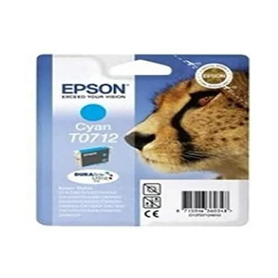 Image of Epson Singlepack Cyan T0712 DURABrite Ultra Ink