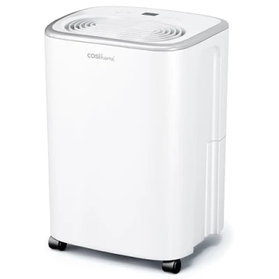 Image of Cosi Home 12L/Day Dehumidifier Low Energy Compressor with 2.5L Water Tank for Damp, Mould, Condensation Moisture Remover Home, Kitchen, Bathroom, Office, Garage