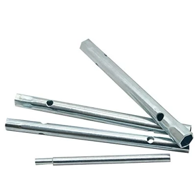 Image of Newsome 3pc Monoblock Back Tap Box Spanner Set 185mm Long with Tommy Bar Monobloc 8mm x 9mm, 10mm 11mm, 12mm 13mm