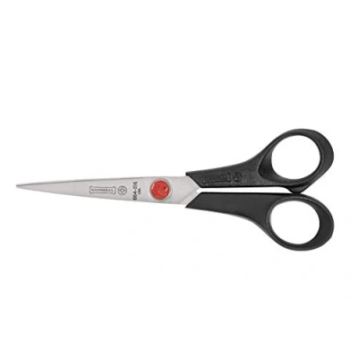 Image of Mundial 5 1/2 inch Red Dot Hobby and Craft Scissors