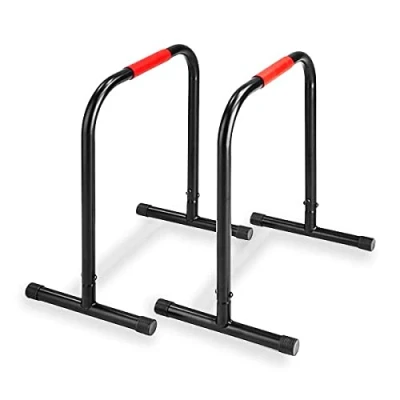 Image of FFitness Parallel Bars Unisex Adult, Black Red, One Size