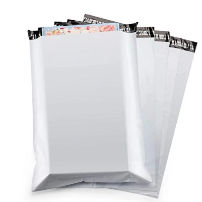 Image of 100pc 48.3cmx61cm White Poly Mailers Large, Shipping Mailing Envelopes Posting Bags for Packaging