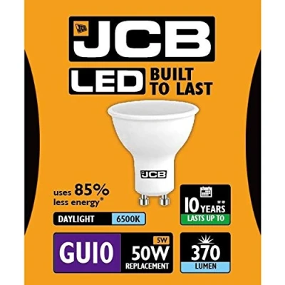 Image of JCB 3w = 35w / 5w 50w LED GU10 100deg 3000k (Warm) 6500k (Daylight) (5w (50w), (Daylight))