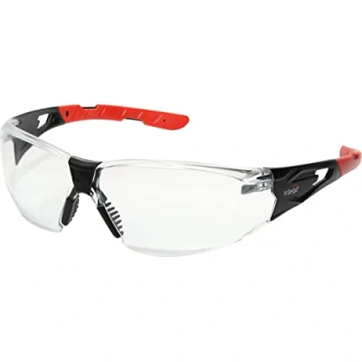 Image of UCi Traega SETO Premium Safety Glasses Lightweight Comfortable Wraparound Modern Sport Design (Clear)