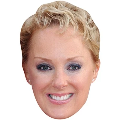 Image of FoxyPrinting SALLY DYNEVOR JB Coronation Street Actors Fancy Dress Cardboard Celebrity Party Face Mask