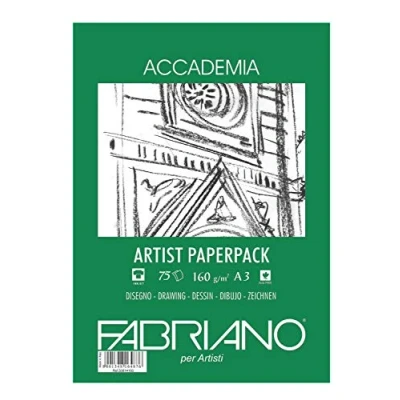 Image of Unbekannt Fabriano Drawing Paper, COTTON, White, 29.7 x 442 0.5 cm