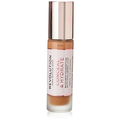Image of Revolution Beauty London, Conceal and Hydrate, Foundation, F13.2, 23ml