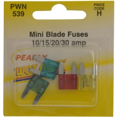 Image of Pearl PWN5+D3294:D332339 Assorted Mini Fuses 10/ 15/ 20 and 30 A