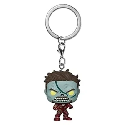 Image of Funko POP! Keychain: What If Keychain 2 Marvel Collectable Vinyl Mini Figure Novelty Keyring Stocking Filler Gift Idea Official Merchandise TV Fans Minifigure