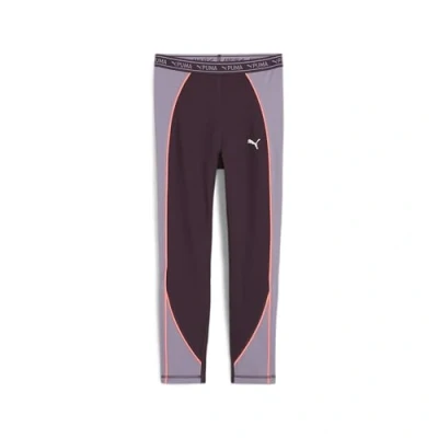 Image of Puma FIT Unisex Leggings for kids, Size: 5 6y, Midnight plum