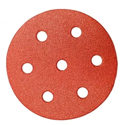 Image of 90mm Punched Sanding Discs MIRKA Sandpaper Pads Orbital (430) fits FESTOOL RO 90 DX Pack of 25 (P120)