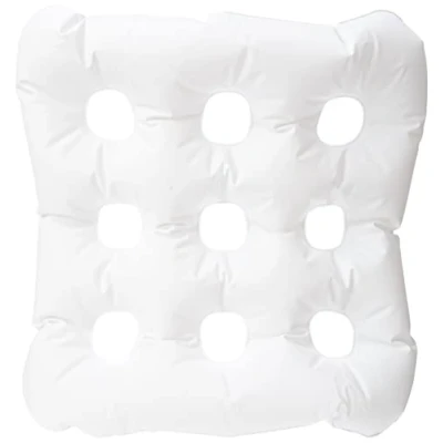 Image of HOMECRAFT Inflatable Bath Cushion, For Support and Comfort, Suction Feet Stability, Bathtub Accessories Elderly