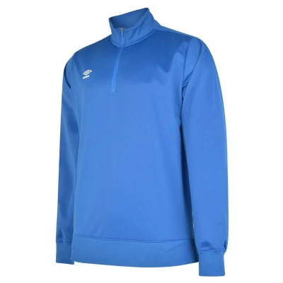Image of Umbro Mens Club Essential Half Zip Sweatshirt (Royal Blue) Size 2XL