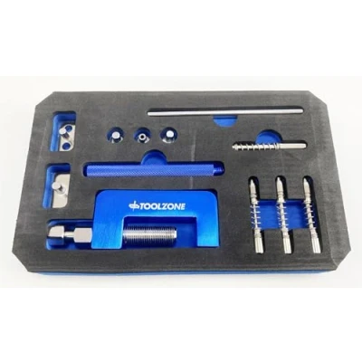 Image of Dunnet Tools Chain Breaker &amp; Riveting Tool Universal Splitter Set Rivet Motorbike Car Kit Motorcycle Professional Diy And Riveter