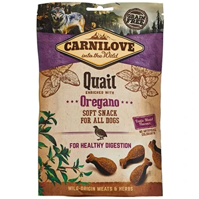 Image of Carnilove Soft Dog Snacks 200g Quail
