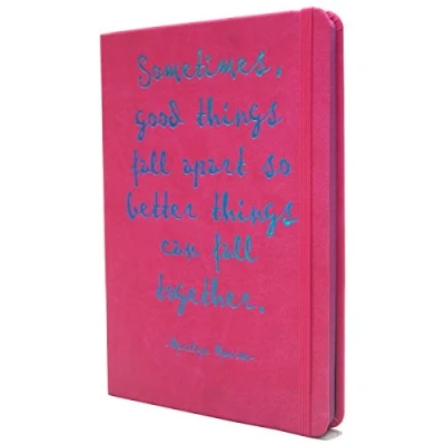 Image of Robert Frederick Journal for Success Deluxe A5 HB Notebook Marilyn Monroe Nice Pink