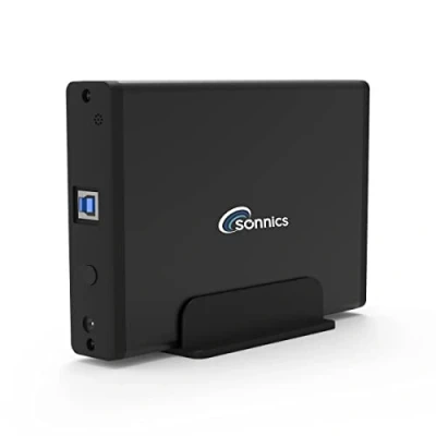 Image of Sonnics 3TB External Hard Drive USB 3.0 Compatible with XBOX ONE / PS4 Windows PC/Mac (Desktop not Portable) (Black)