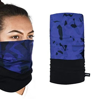 Image of OXFORD Products Snug Havoc Blue Thermal Fleece Head and Neck Wear/Face Covering Base Layer