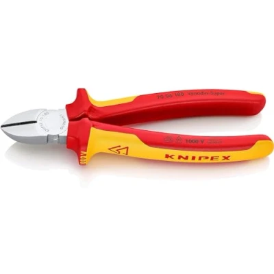 Image of Knipex CoBolt® Compact Bolt Cutter black atramentized, with slim multi component grips 200 mm (self service card/blister) 71 02 SB