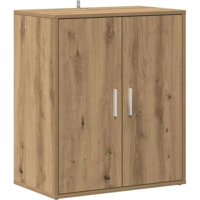 Image of vidaXL Shoe Cabinet Artisan Oak 60x35x70 cm Engineered Wood