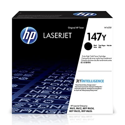 Image of HP W1470Y 147Y Extra High Yield Original LaserJet Toner Cartridge, Black, Single Pack