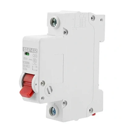 Image of DC Circuit Breaker, DZ47 63Z 1P 63A Miniature Breaker Leakage Protection Air Switch