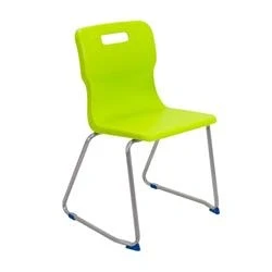 Image of Titan Skid Base Chair Size 6 460mm Seat Height Lime T26 L