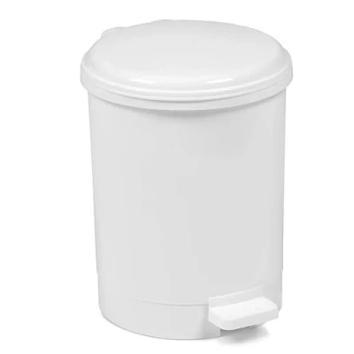 Image of Chabrias Ltd Pedal Bin Bathroom Bin, Kitchen Office Home and Comercial Waste (6 Litre)