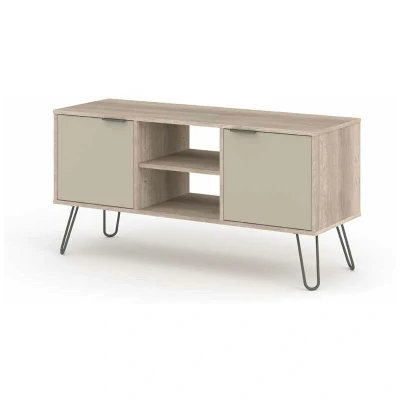 Image of Core Products Augusta 2 Door Flat Screen TV Unit Driftwood, Grey, White(Driftwood)