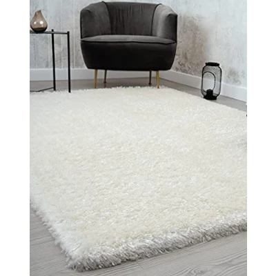 Image of Mia&#039;s Teppiche Fiona Rug Living Room, Bedroom Cream 80x150 cm High Pile