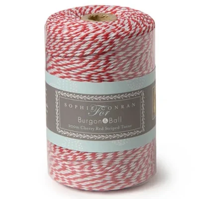 Image of Burgon &amp; Ball Sophie Conran Striped Twine Red