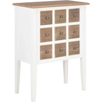 Image of vidaXL Sideboard White 54x30x80 cm Solid Wood