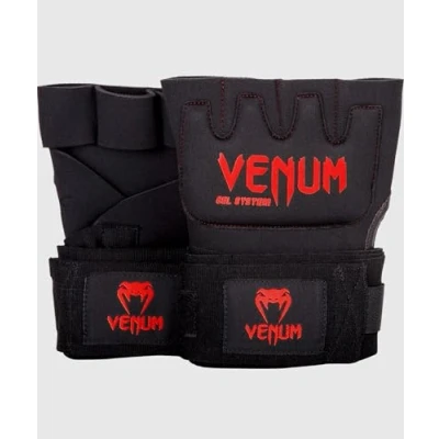 Image of Venum, Kontact Gel Quick Wraps, Men&#039;s, L, Black/Red