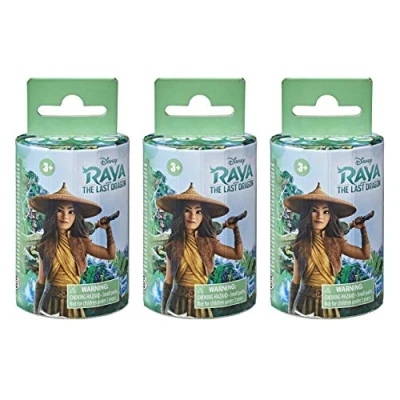 Image of Disney Raya and the Last Dragon Surprise Blind Box 3 Pack, Dolls 6 Accessories, Toy for Kids Up