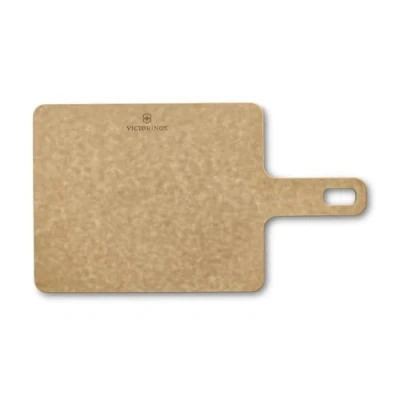 Image of Victorinox Chopping Board mit Servier Griff, Handy Serie, Cutting 22.9 x, 19 0.5, Durable, Dishwasher Safe, Brown