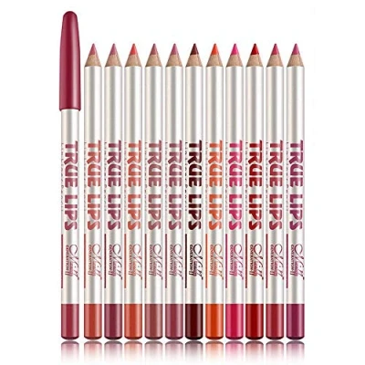 Image of 12 Colours Lip Liner Set Waterproof Lipstick Pencil Long Lasting Lipliner