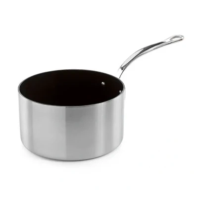 Image of Samuel Groves STP7504RH/NS Classic 20cm Non Stick Triply Saucepan with Lid Stainless Steel