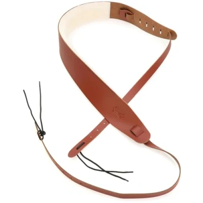 Image of Levy&#039;s Leathers Pm14 wal Leather Banjo Cradle Strap Walnut