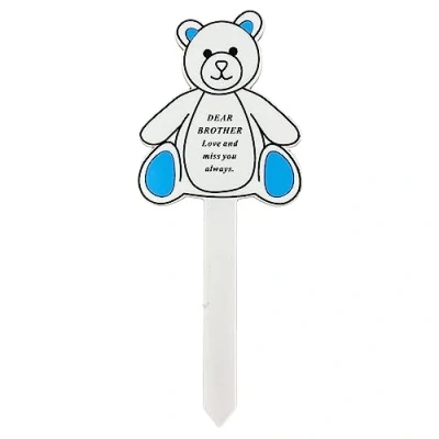 Image of Angraves Special Brother Memorial Baby Child Remembrance Verse Grave Ground Stake Plaque