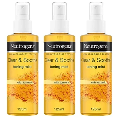Image of Neutrogena Clear and Soothe Toning Mist, 4.2 Ounce (Pack of 3)
