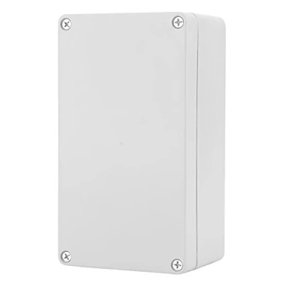 Image of Electrical Junction Box IP65 Waterproof ABS Plastic Project Enclosure Instrument Case for Indoor Outdoor Communications Equipment White
