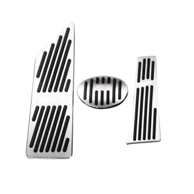 Image of Car Pedals For BMW X1 F48 2016 2017 2018 2019 2020 2021 2022 Foot Gas Accelerator Brake Restfoot Stainless Steel Non slip Pedal Pads Pedal(3 pcs)