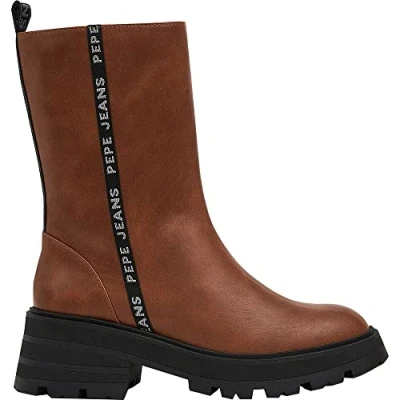 Image of Pepe Jeans Women&#039;s SODA BASS W Boots, 877NUT Brown, 8 UK
