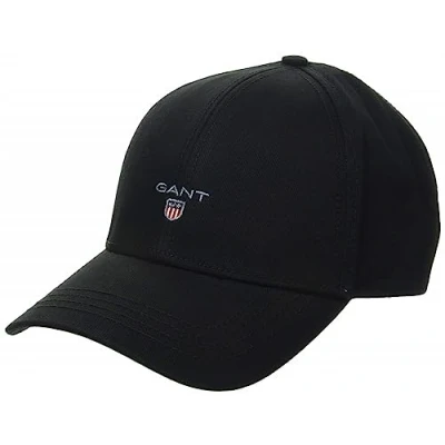 Image of GANT Men&#039;s New Twill Cap, Black, One Size